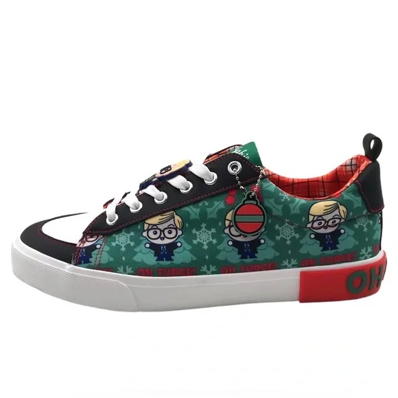 🎄A Christmas Story Ralphie Sneakers Men’s Size 11 Low Top Holiday Shoes NWT
